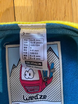 Peto de esquí Decathlon niño T.5-6 años
