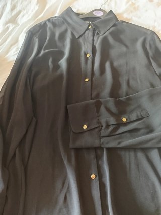 Blusa Zara Negra Talla XXXL