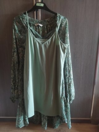 Vestido verde talla L