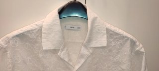Camisa MANGO Algodón Blanca Cuello Bowling