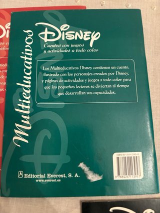 Lote de Cuentos Multieducativos Disney