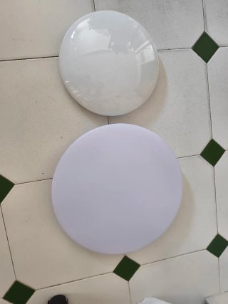 2 Plafones LED Redondos Blancos