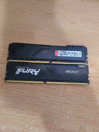 16gb (2x8gb) ddr4 3200mhz kingston hyper beast