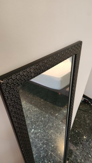Espejo de pie negro y gris 38cm ancho 150cm alto