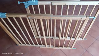 Barrera de seguridad madera