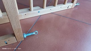 Barrera de seguridad madera