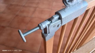Barrera de seguridad madera
