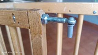 Barrera de seguridad madera