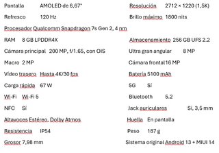 Xiaomi Redmi Note 13 Pro 5G 256GB