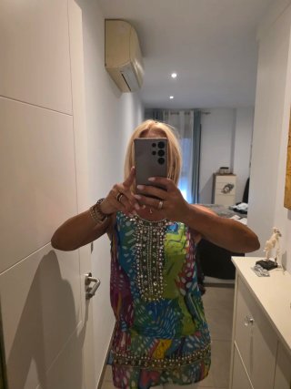 Top Bantil pedreria talla M