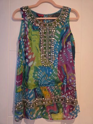 Top Bantil pedreria talla M