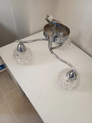 Lampara cristal 3 led