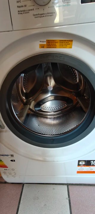 ¡¡Ocasión!!. Lavadora Whirlpool 8kg. Blanca 1200 B