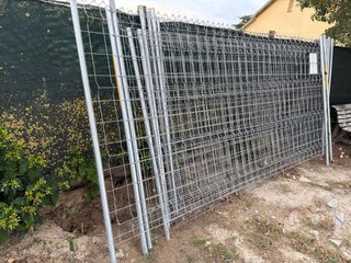 Vallas metálicas de obra 15 euros unidad