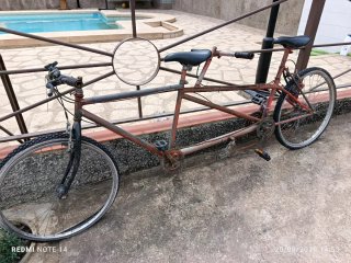 Tándem antiguo para restauración o para decoración