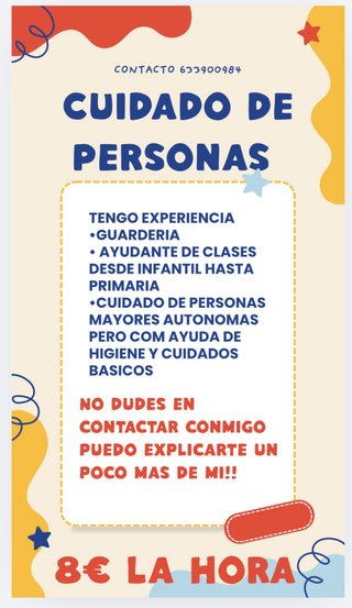 cuidado de personas