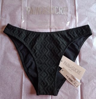 Bikini Pain de Sucre Talla 3 Negro Nuevo