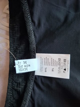 Bikini Pain de Sucre Talla 3 Negro Nuevo