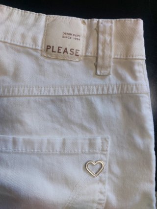 Pantalones cortos blancos Please