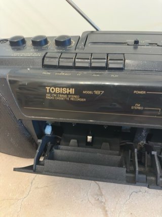 Radio Cassette Tobishi 187 Negro