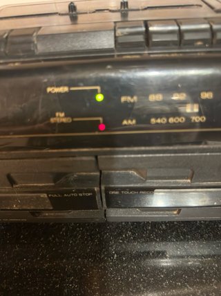 Radio Cassette Tobishi 187 Negro