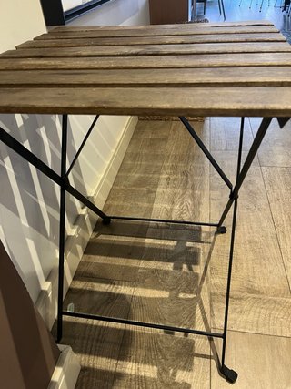 Mesa Plegable Ikea Madera y Metal