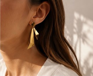 Pendientes Acero Inoxidable Dorados y Plateados