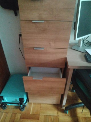 Cajonera de madera 5 cajones