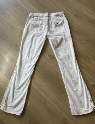 Pantalones Tommy Hilfiger blancos talla M