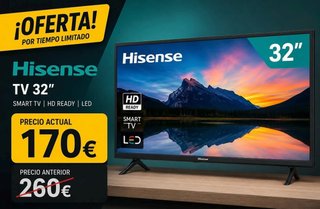 Hisense TV 32 HD Ready Smart TV LED