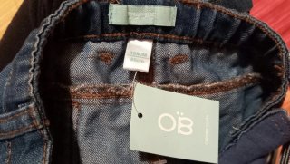 Salopette jeans e polo Okaidi bimbo
