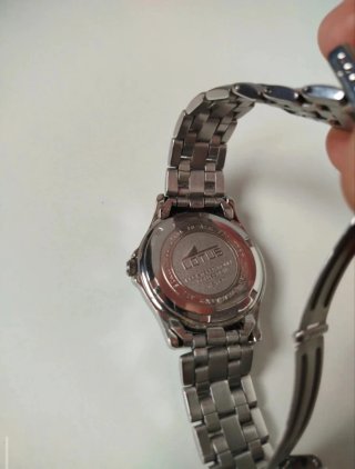 Reloj LOTUS plata y blanco