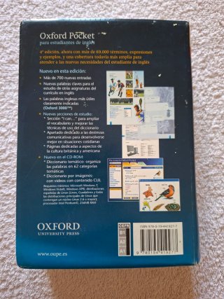 Diccionario Oxford Pocket para estudiantes de i...
