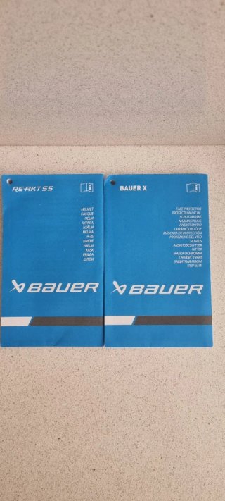 Casc porter hoquei Bauer Re-Akt 55. Talla M.