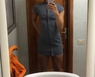 Vestido gris Zara