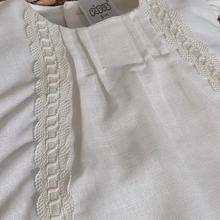 Pelele de ceremonia marfil bebé