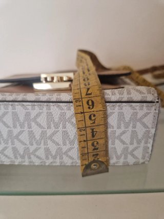 Bolso Michael Kors bandolera beige y marrón