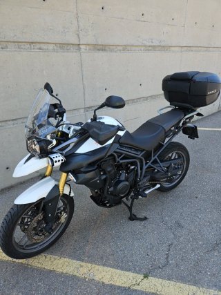 Triumph Tiger 800 ABS 2013 Blanca