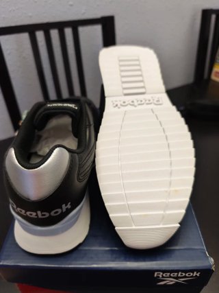 Reebok Glide Ripple Clip Negro/Plata Talla 40.5