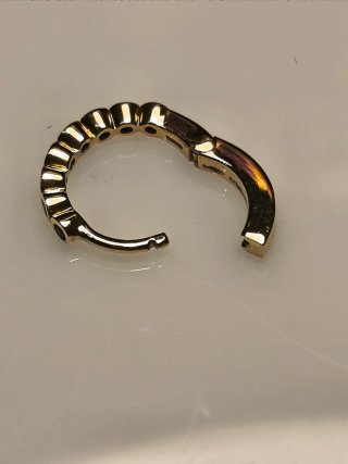 Aristocrazy Aro Oro 9K Zafiros Azules