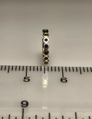 Aristocrazy Aro Oro 9K Zafiros Azules