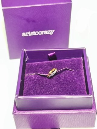 Aristocrazy Aro Oro 9K Zafiros Azules