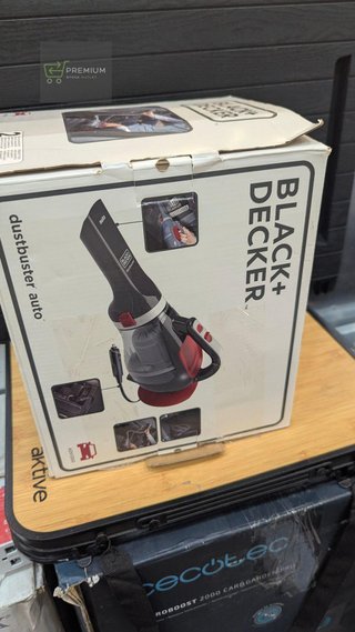 Black+Decker Aspirador de Mano para Coche 12V