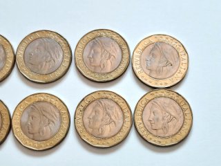 10 Monete Lire 1000 Italia 1997