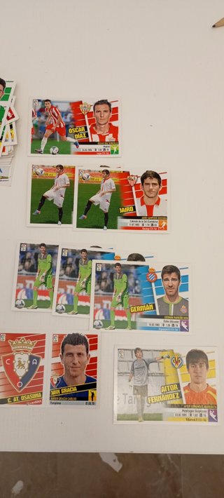 Lote 186 Cromos Fútbol Liga Este 13/14