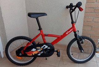 Bici infantil BTWIN HYPER HERO roja