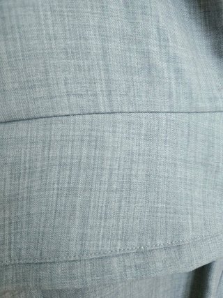 Vestido Boohoo gris talla M