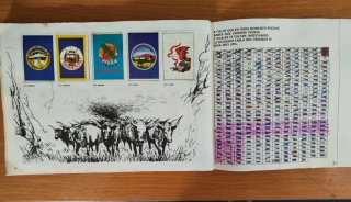 Álbum Cromos Rumbo al Oeste