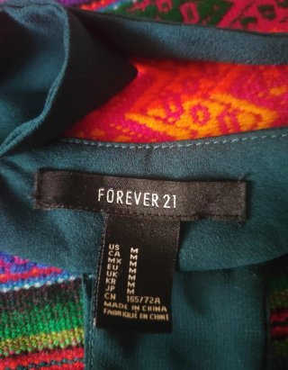 Mono largo verde botella Forever 21 Talla M