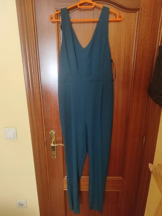 Mono largo verde botella Forever 21 Talla M